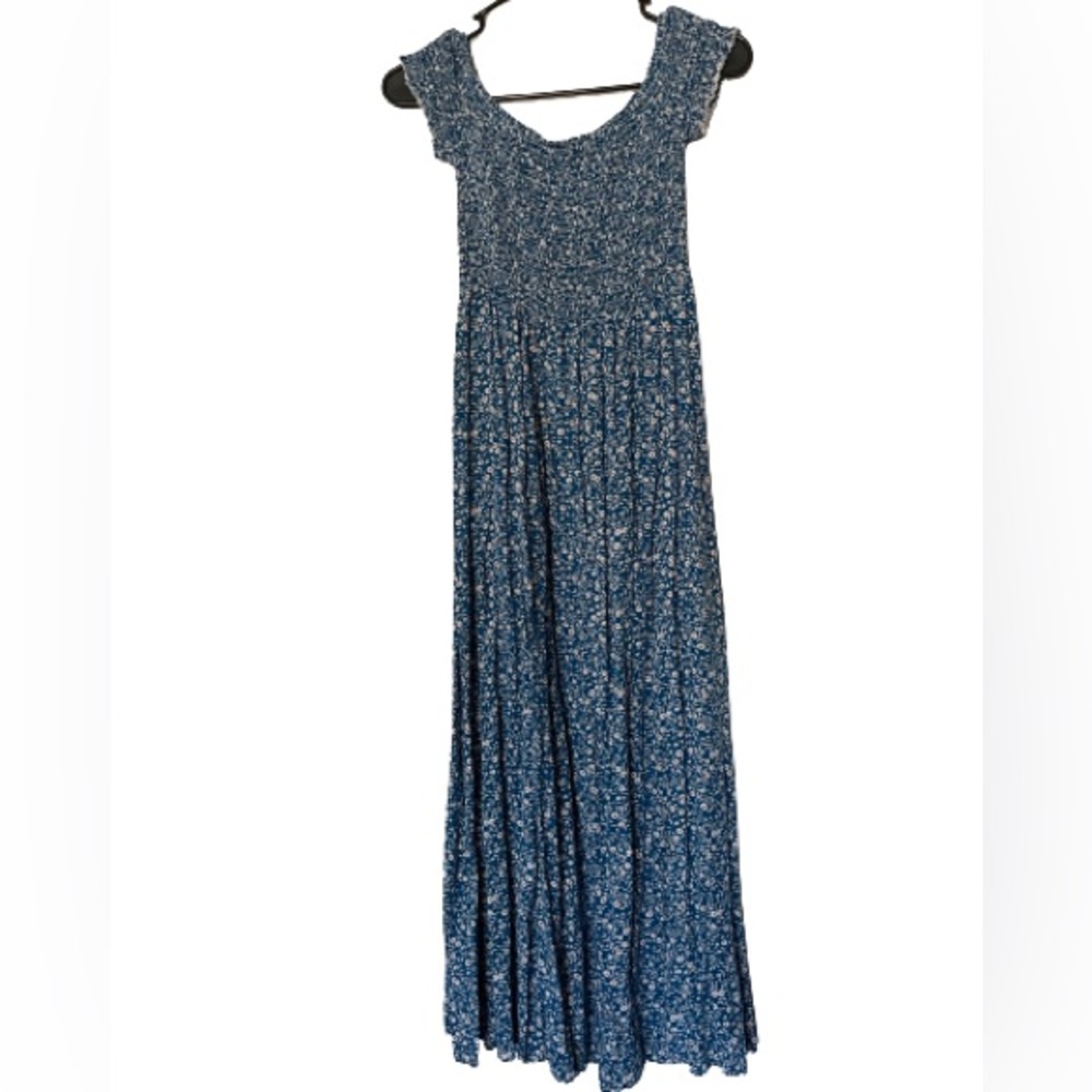 Blue Floral Dress Size M